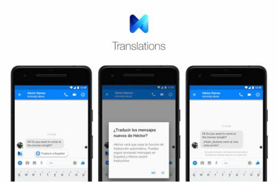 Facebook introduce en España la traducción de mensajes en Messenger