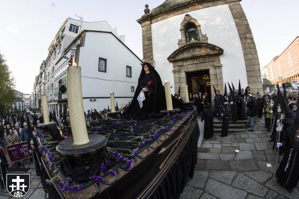 La Virgen de la Caridad y del Silencio protagoniza la procesión del Sábado Santo - FOTO: Junta de Cofradías