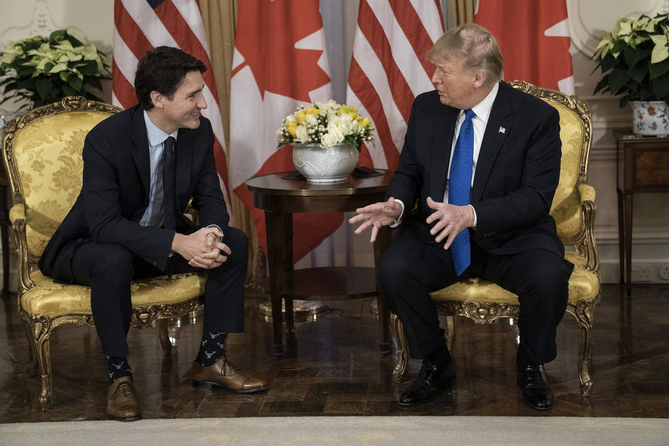 Trump asegura que Trudeau tiene dos caras tras las supuestas burlas del líder canadiense