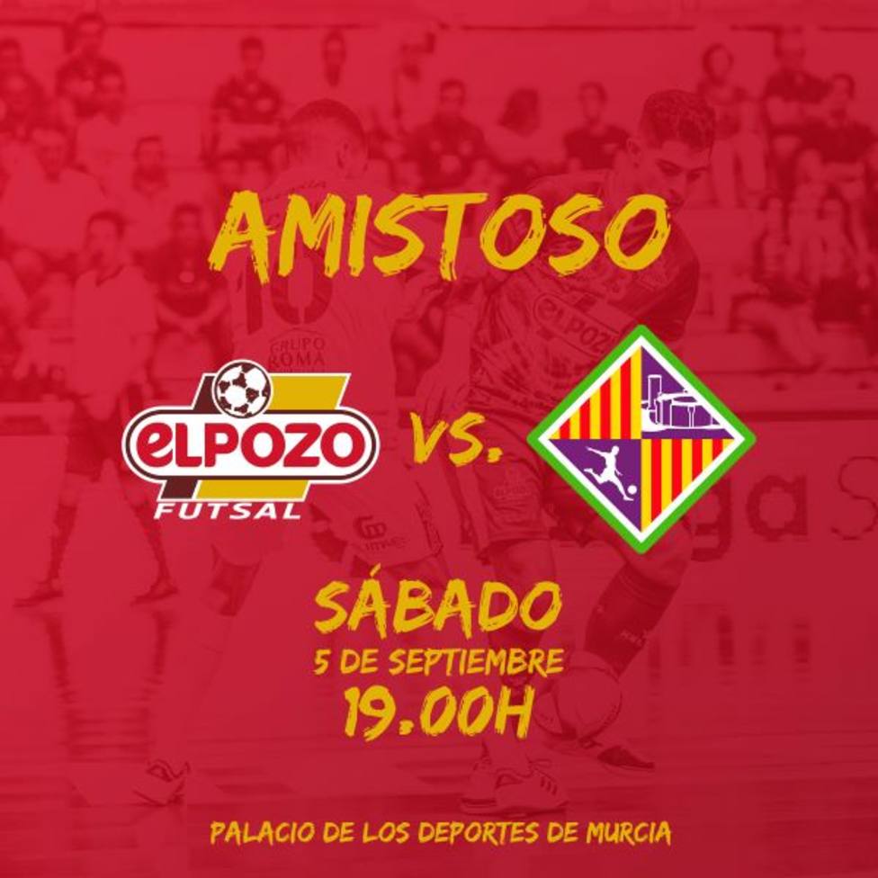 ElPozo Murcia Costa Cálida jugará su primer amistoso ante Palma FS