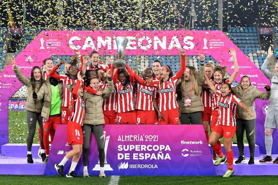 El Atlético de Madrid, campeón de Supercopa femenina.