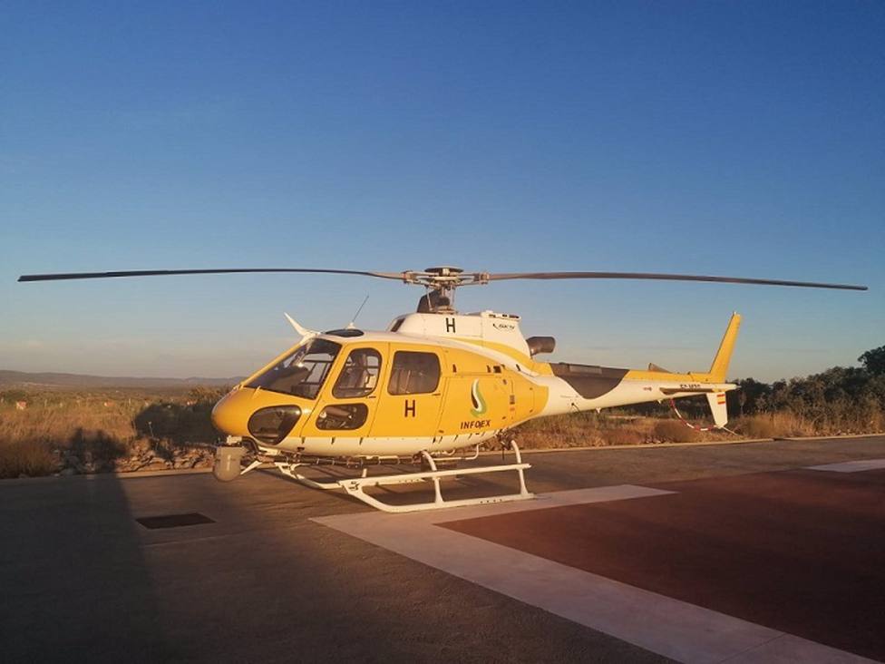 Helicóptero del Infoex