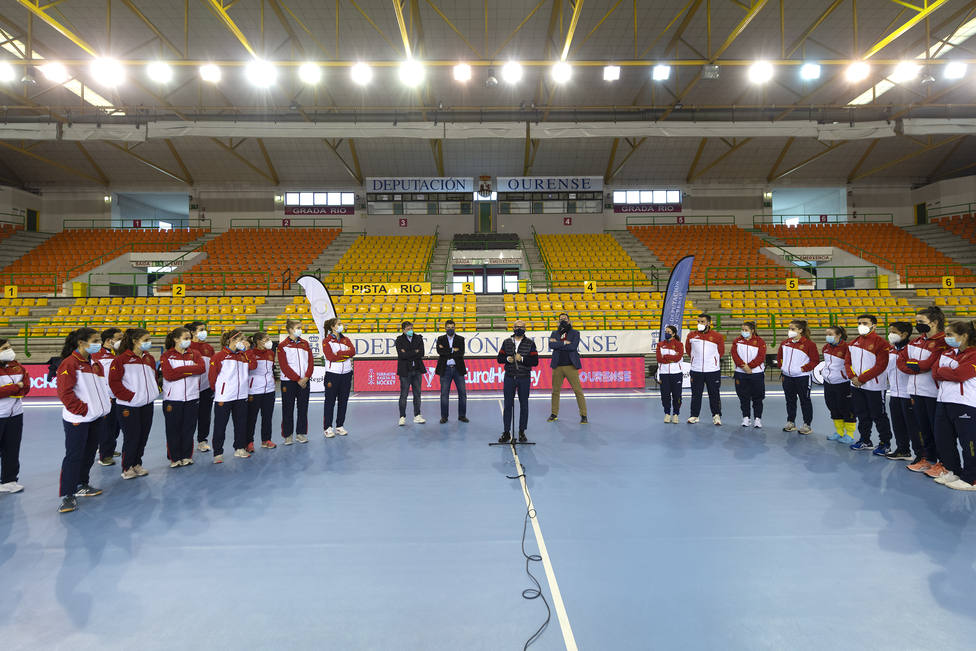 Presentación del Campeonato de Europa de Hockey Sala Femenino