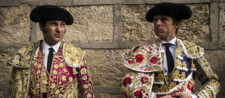 Morante de la Puebla y El Juli, en una imagen de archivo, salieron a hombros este lunes en Aranjuez