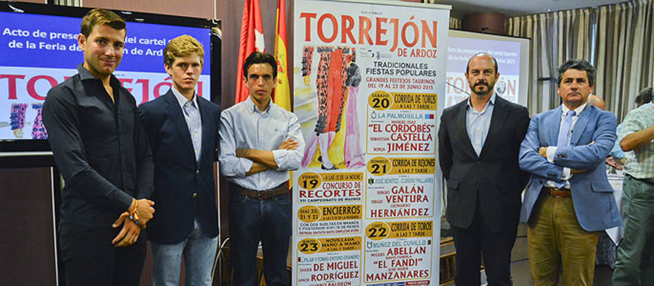 Acto de presentación de los carteles de la feria de la localidad madrileña de Torrejón de Ardoz