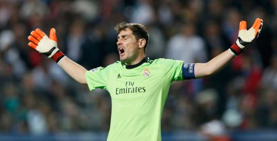 Casillas, en la final de la Champions. (Reuters)