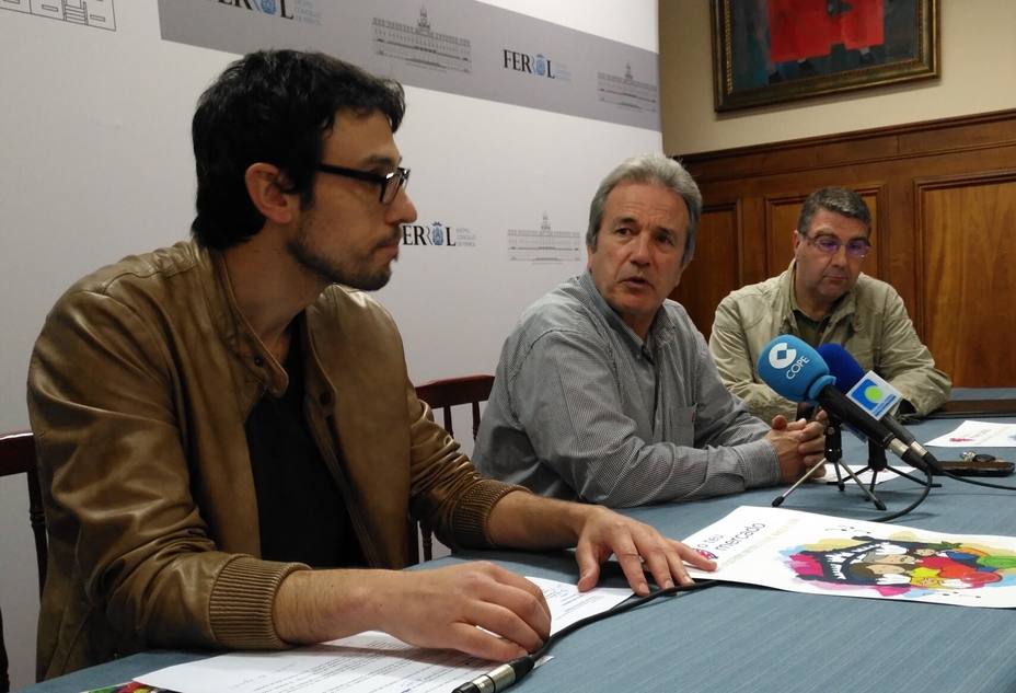 Rueda de prensa en el concello de Ferrol