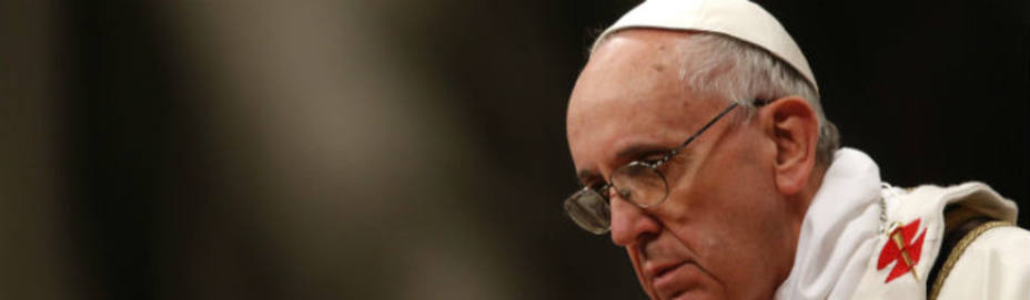 El Papa Francisco durante la Misa Crismal. Reuters