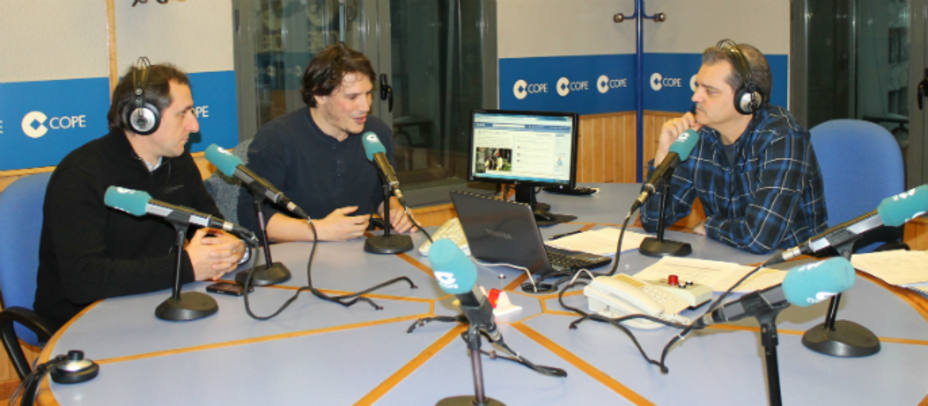 Javier Tolosa y Segio Peris durante la entrevista en La Tarde