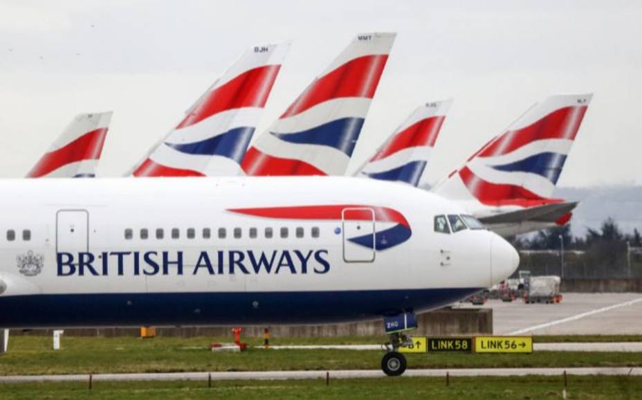 Un avión de British Airways