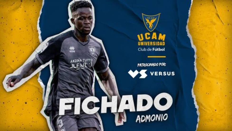 UCAM Murcia CF refuerza su defensa con Admonio