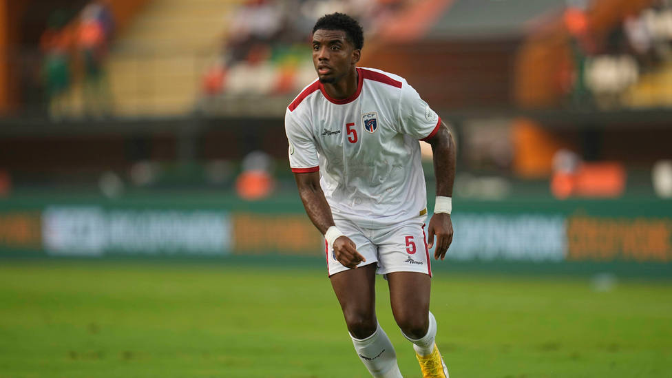 Logan Costa, durante un partido con la Selección de Cabo Verde. CORDONPRESS