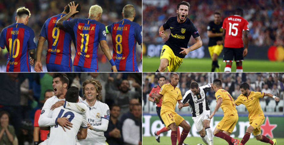 Jornada 1: La MSN vuelve a lo grande; el Atleti sufre; el Madrid gana el último segundo; valioso punto del Sevilla