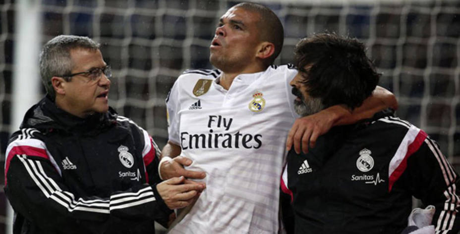 El Real Madrid confirma la lesión de Pepe