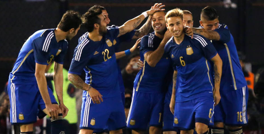 Argentina goleó sin problemas a una débil Trinidad y Tobago. Reuters.