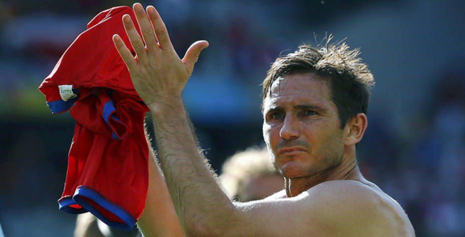 Frank Lampard se despidió de la selección inglesa. Ante Costa Rica jugó su último partido con Inglaterra (Reuters)