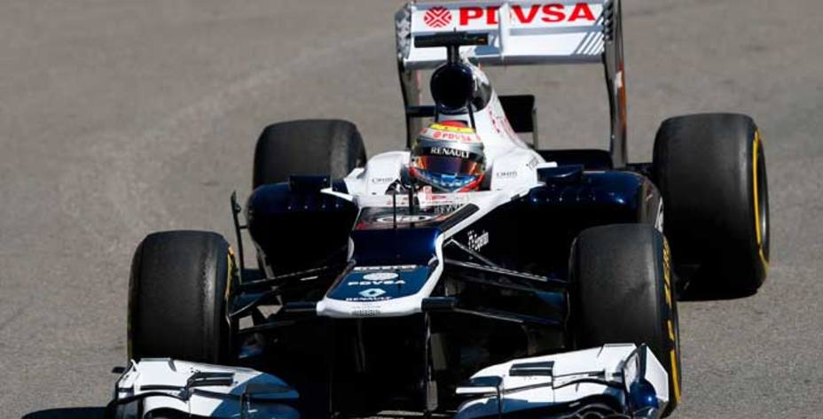 Pastor Maldonado pilotando un Williams (Reuters)