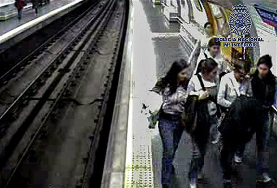 Las cinco carteristas que han actuado en el metro de Madrid durante diez años. Foto Policía Nacional