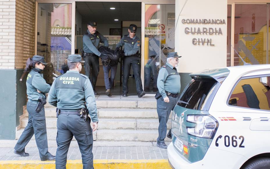 Bernardo Montoya permanece en la Comandancia de Huelva y la Guardia Civil no prevé ningún traslado