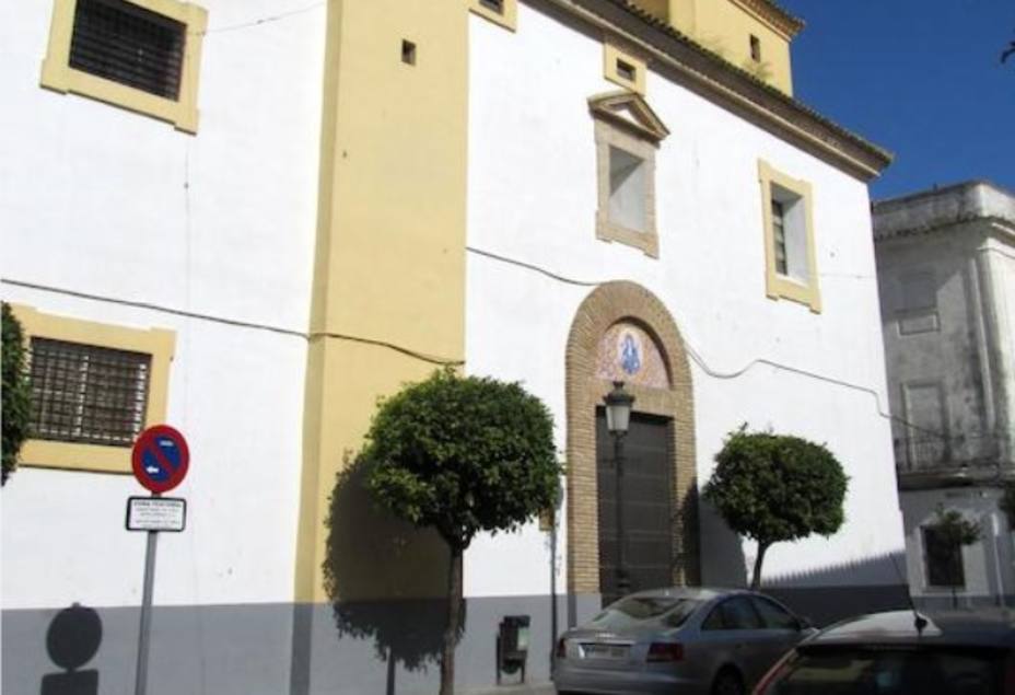 Fachada del convento de clausura de San Cristóbal y Santa Rita de Medina Sidonia (Cádiz)