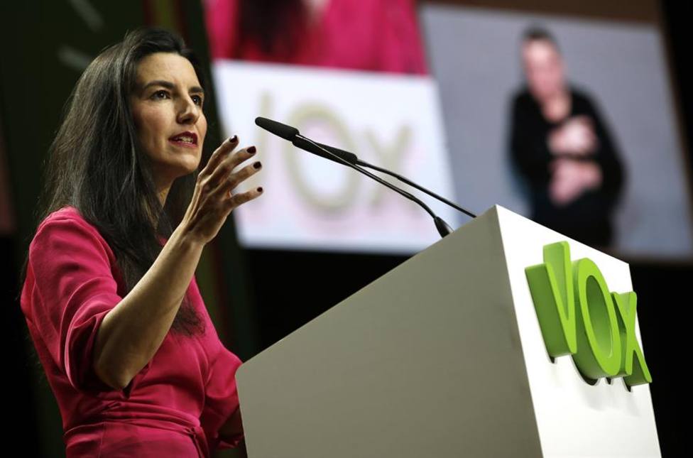 Rocío Monasterio, presidenta de Vox en la Comunidad de Madrid