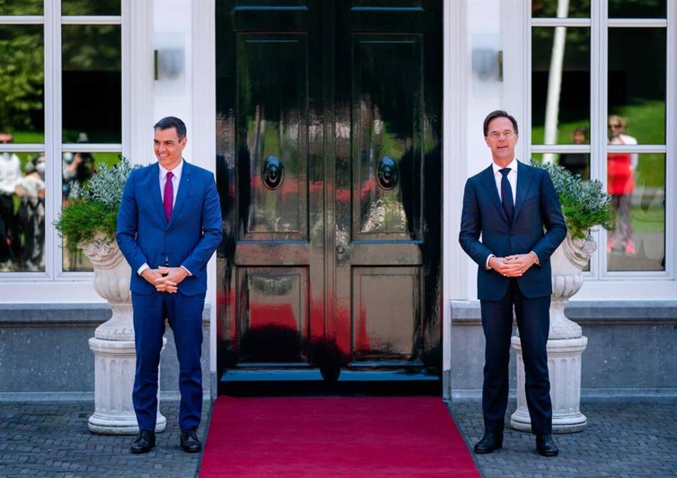 El primer ministro de los Países Bajo, Mark Rutte, ha recibido en La Haya al presidente del Gobierno de España