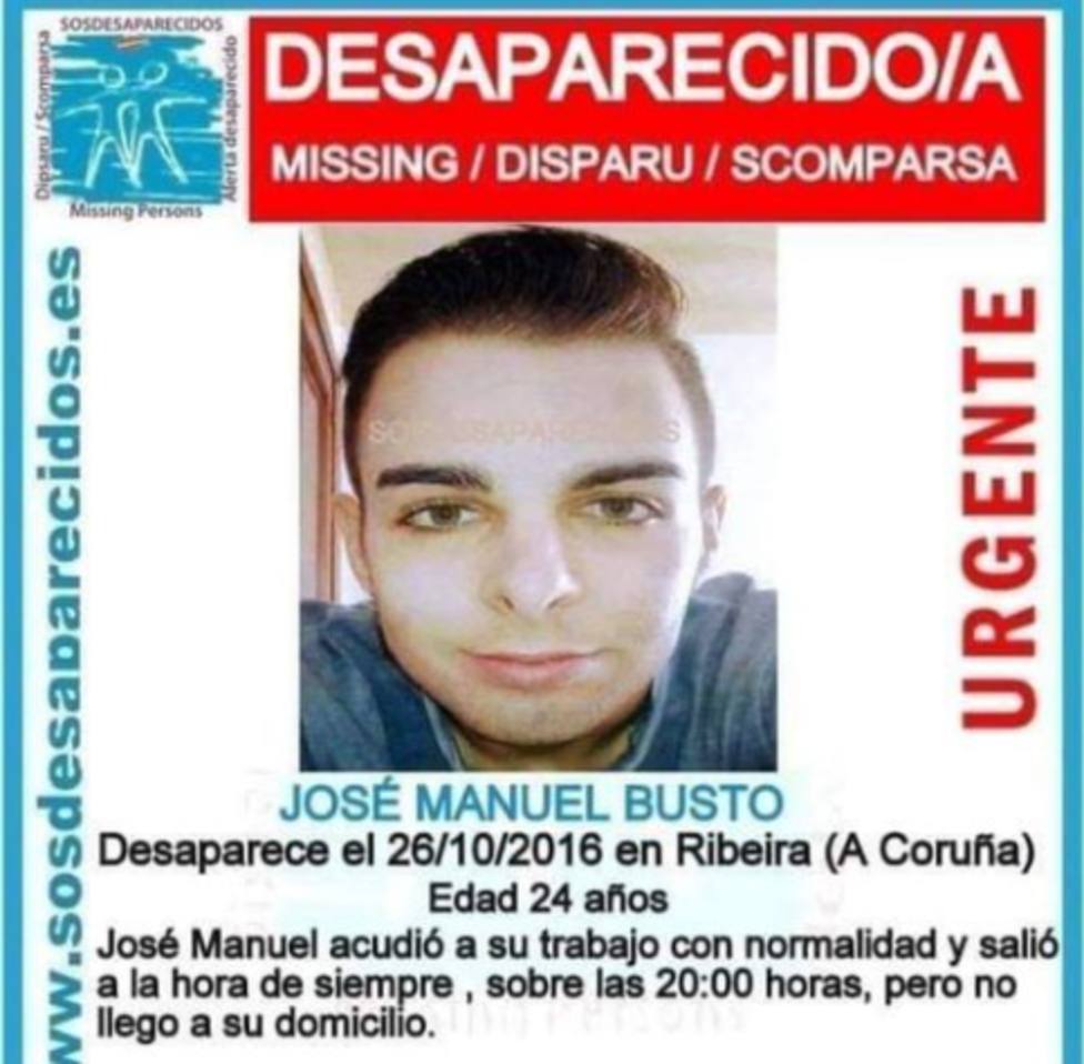 Jose Manuel Busto desaparecido