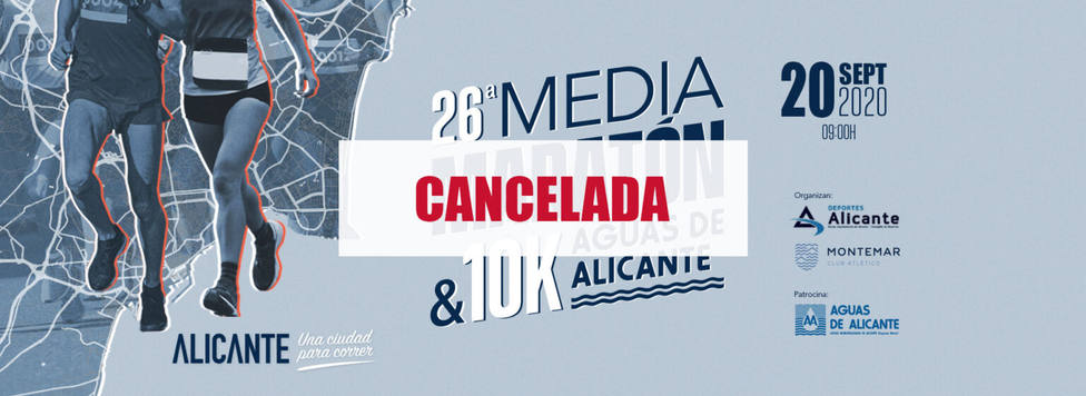 No habrá media maratón en Alicante hasta 2022