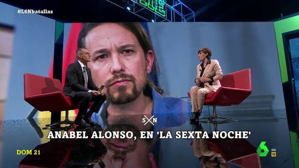 Hilario Pino pone en aprietos a Anabel Alonso con su pregunta sobre Pablo Iglesias: Es bastante delicada