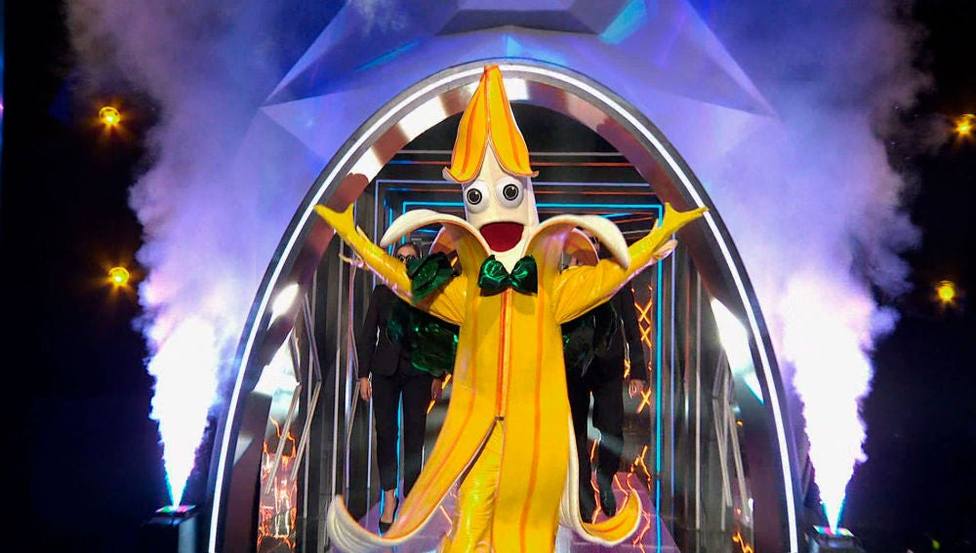 Desvelan la posible identidad de Plátano de Mask Singer