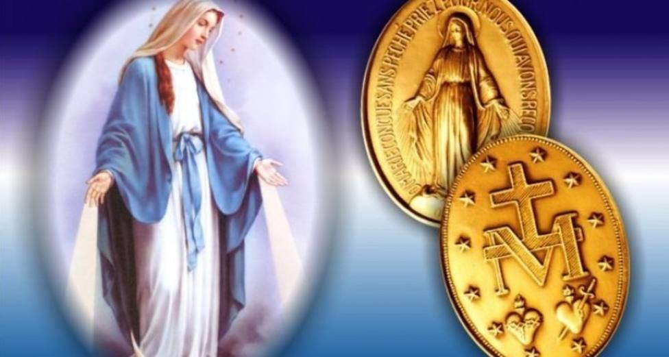 Rara medalla milagrosa de la Virgen María en correo electrónico
