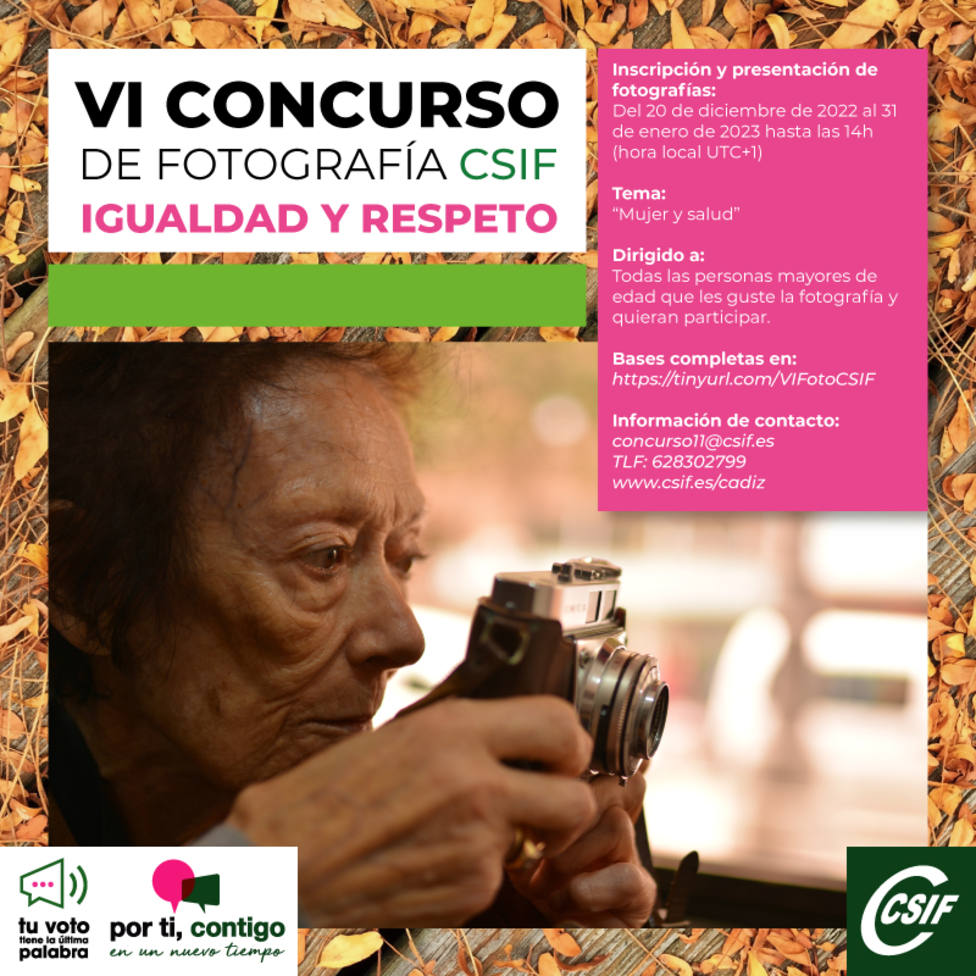Igualdad y respeto: conoce el concurso fotográfico de CSIF