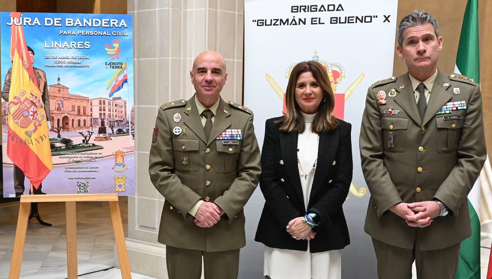 Linares acogerá el próximo 20 de abril una Jura de Bandera para personal civil