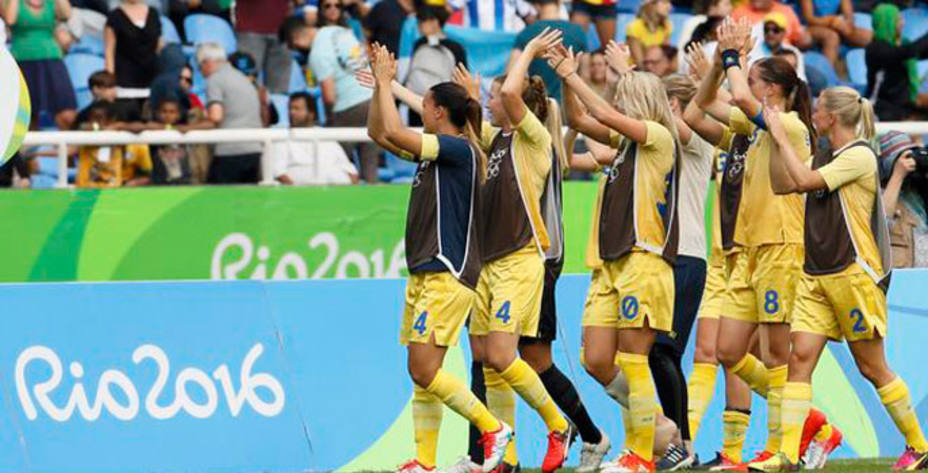 Suecia se estrena con victoria en los Juegos (foto - Reuters)