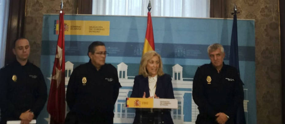 Concepción Dancausa y Alfonso Martínez durante la rueda de prensa. EFE