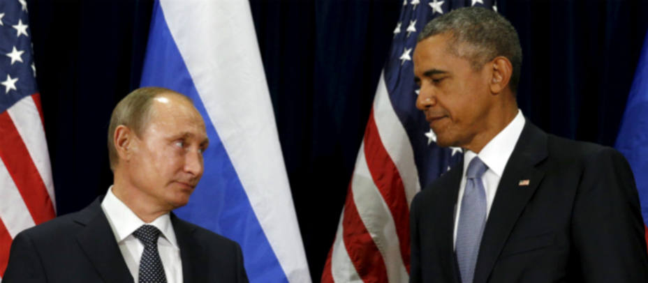 Vladimir Putin y Barack Obama durante su encuentro en al ONU. REUTERS