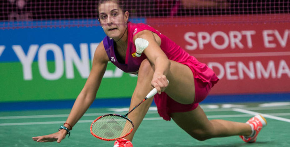 Carolina Marín perdió en semifinales en el Abierto de Dinamarca. Reuters.