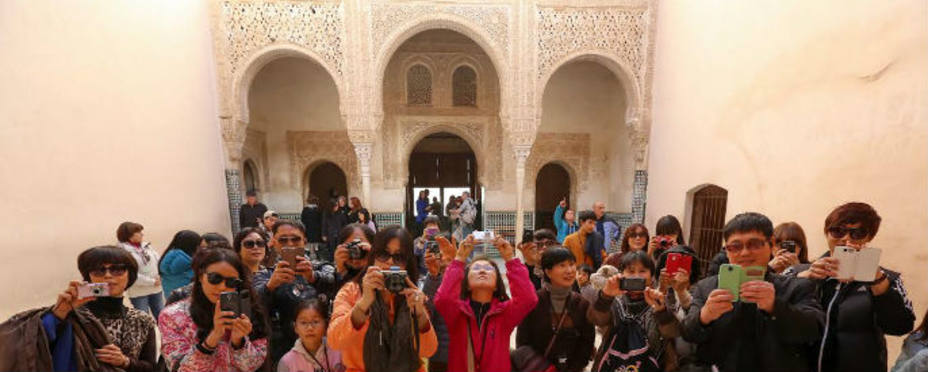 Visitantes de la Alhambra