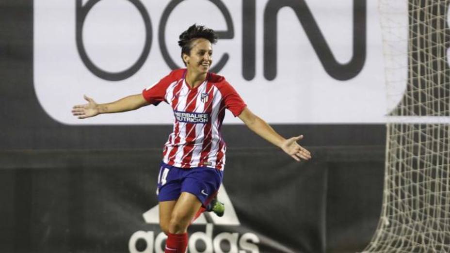 Un gol de Marta Corredera le da liderato provisional al Atlético
