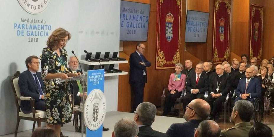Cáritas, Aldeas Infantiles y Cogami, medallas de oro del Parlamento gallego
