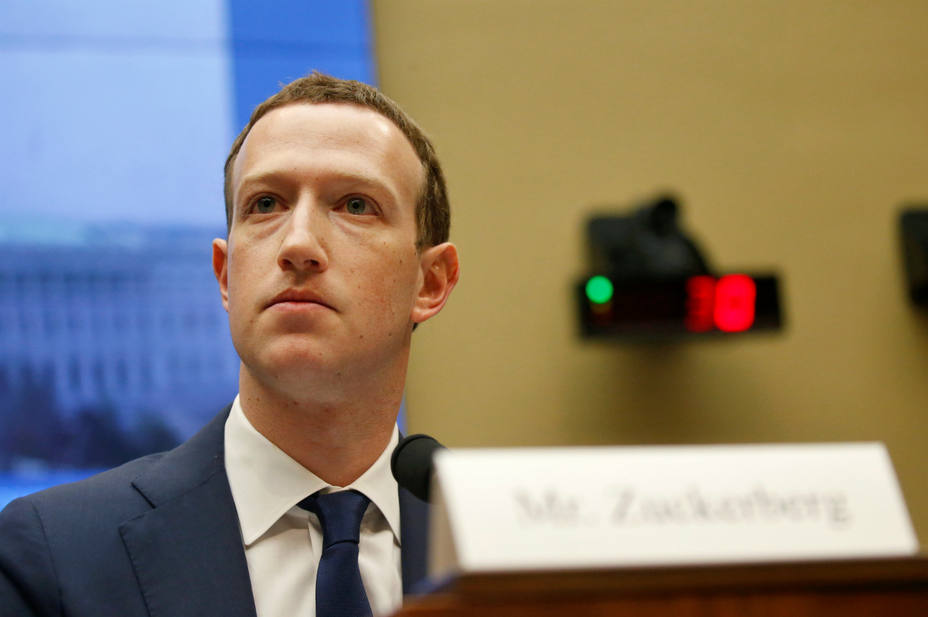 Mark Zuckerberg testifica en la Cámara de Representantes. REUTERS