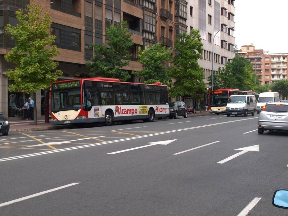 Autobuses urbanos en Logroño