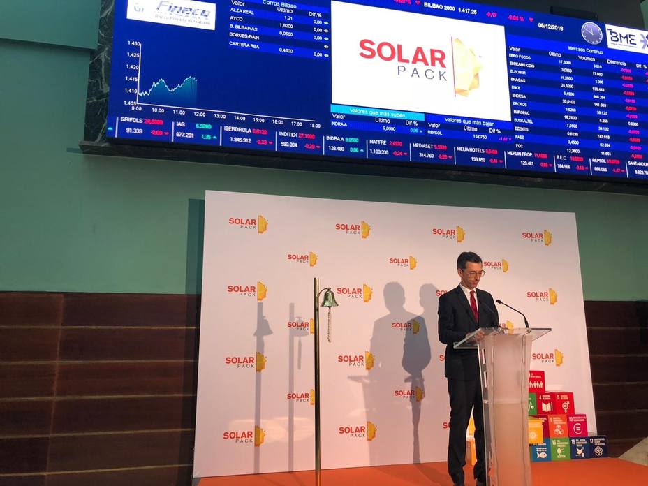 Solarpack invertirá 300 millones en el desarrollo de su cartera de proyectos en 2019