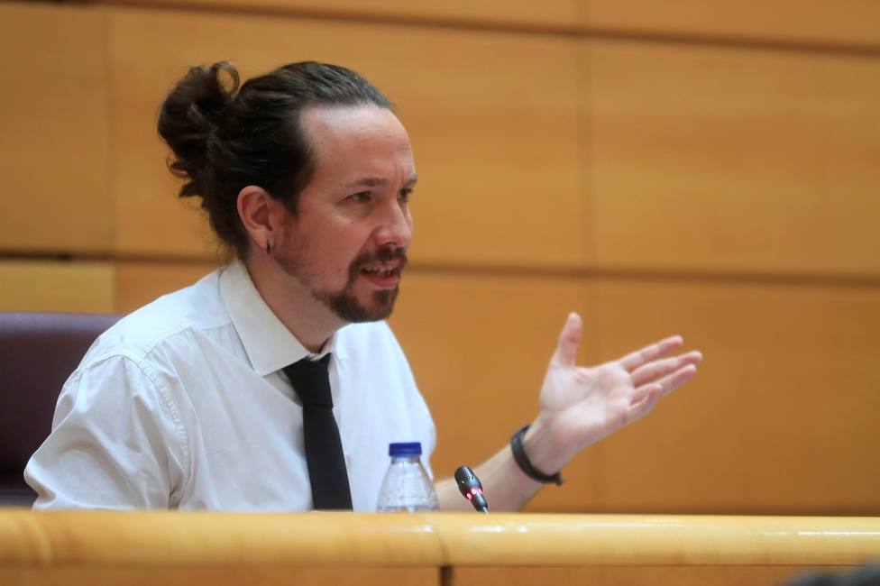 Pablo Iglesias at the Upper House