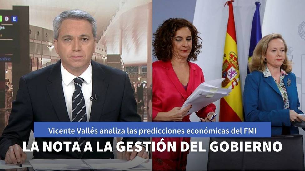 Vicente Vallés analiza el suspenso de Sánchez en economía con el último dato del FMI