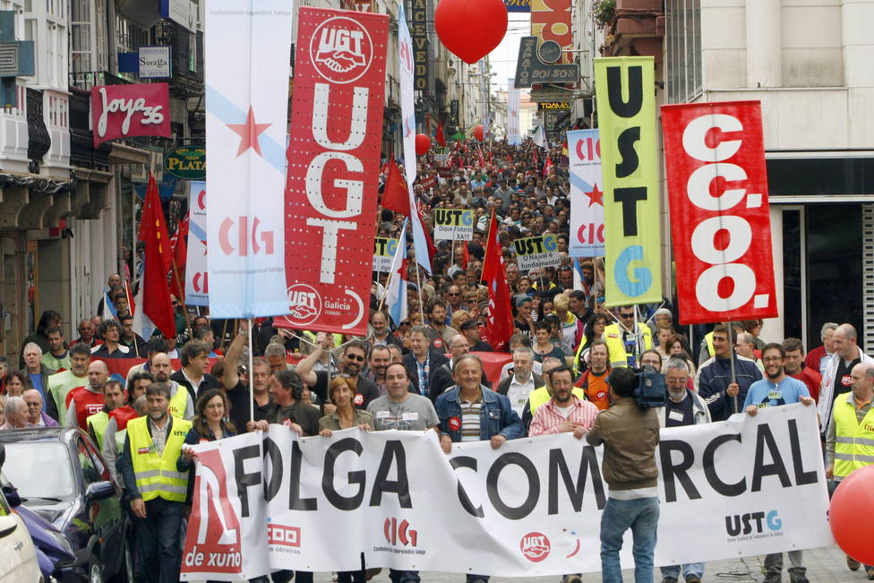Foto de archivo de la huelga comarcal de 2013 - FOTO: EFE / Kiko Delgado