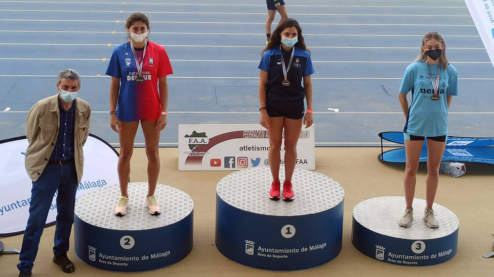 Cinco medallas para el Atletismo Delsur en el Campeonato de Andalucía absoluto