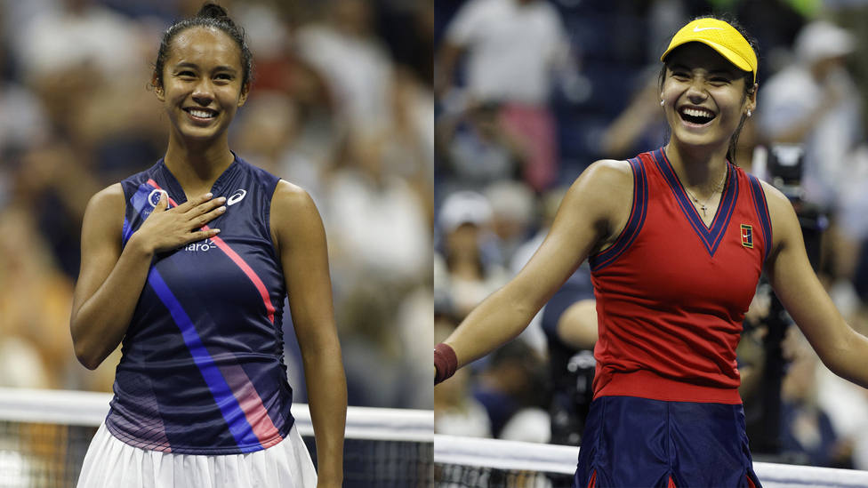 Leylah Fernández y Emma Raducanu, finalistas del US Open