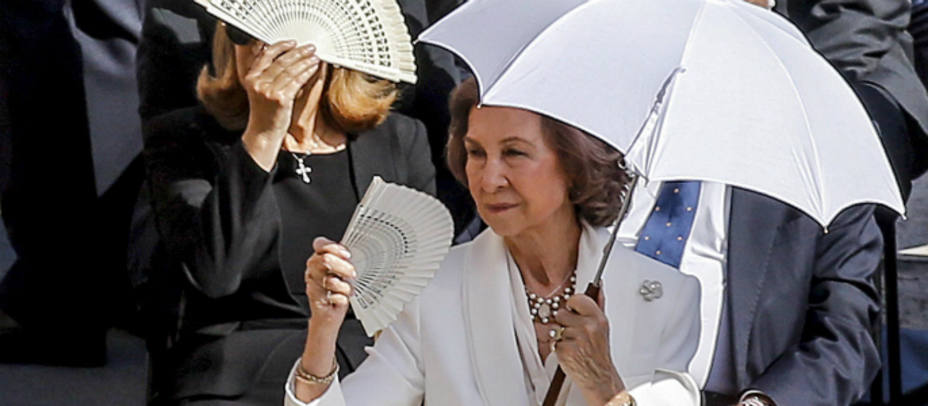 La reina Sofía en la canonización de la Madre Teresa de Calcuta. EFE