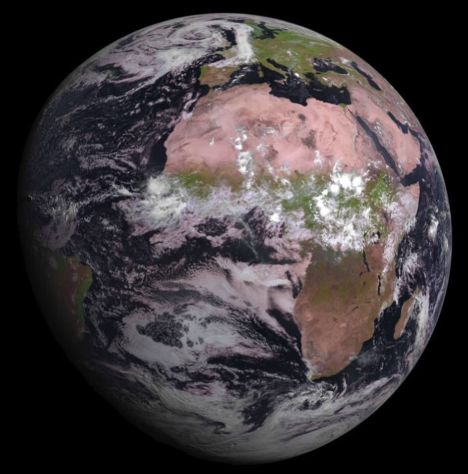 La Tierra, según MSG-4